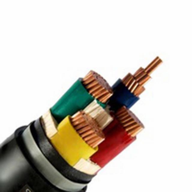  4 основных медных и алюминиевых XLPE короткого замыкания Swa бронированных электрический кабель