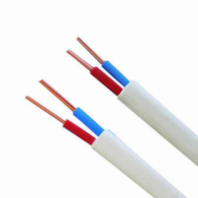 BVVB flat twin isolés en PVC du câble sous gaine en PVC