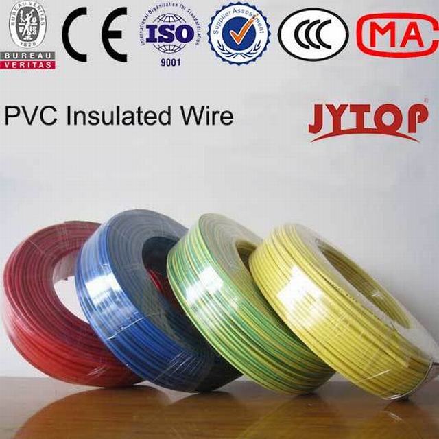  Tipo de Bvr Conductor de cobre aislados con PVC, la construcción de cable Cable