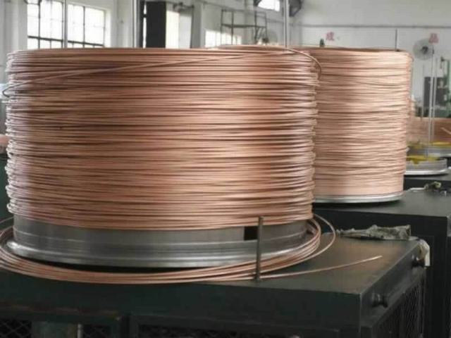  Conductor trenzado de acero revestido de cobre alambre CCS ASTM B 228