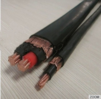 Copper or Aluminum Shield Cable XLPE PVC Concentric Cable