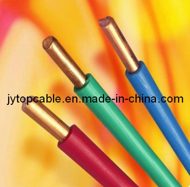  La construcción de cables eléctricos aislados en PVC
