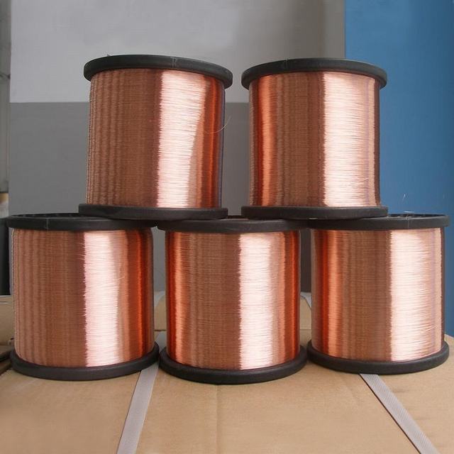  Revestido de cobre esmaltado de CCA alambre bobinado de aluminio