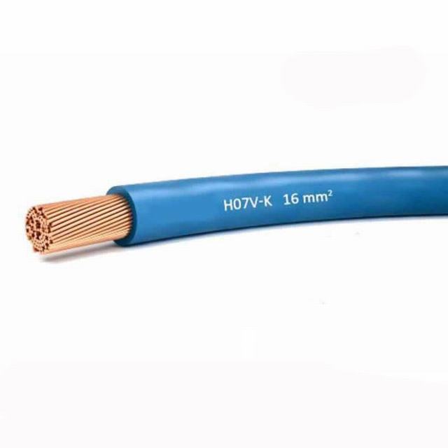  H07V-K el cable con aislamiento de PVC flexible Cable 450/750V