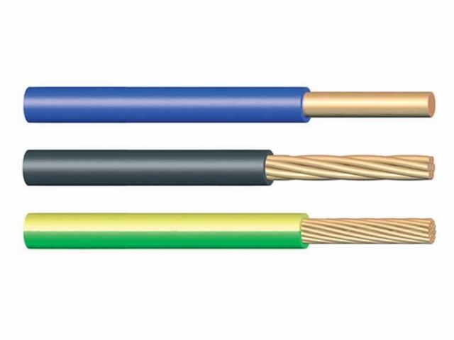 H07V-R com isolamento de PVC flexível de fios e cabos eléctricos