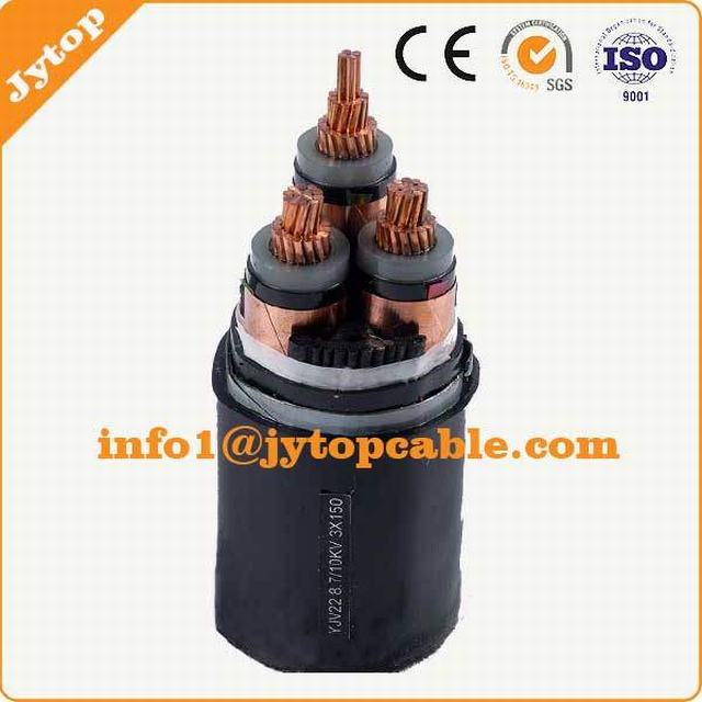  Cuatro núcleos de baja tensión XLPE de cobre del cable de alimentación aislado
