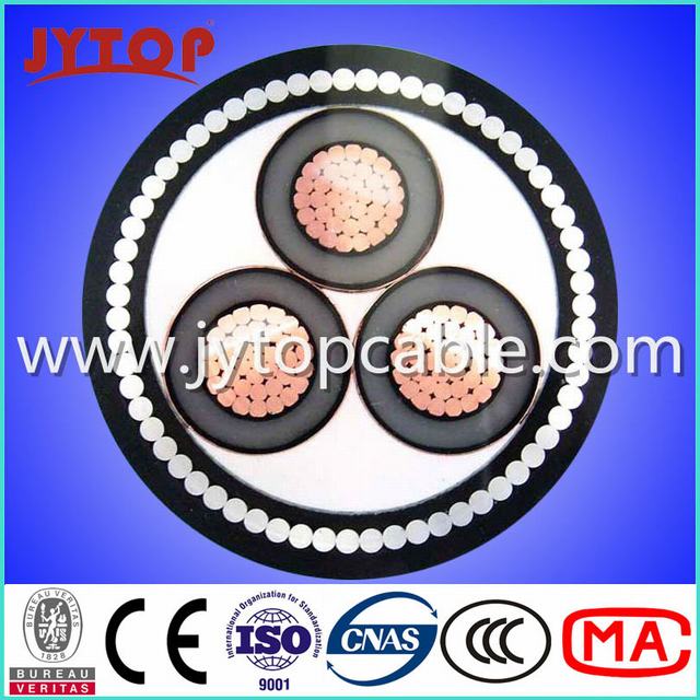  Voltage medio 11kv Cable, 3 Core Cable, Armoured Cable