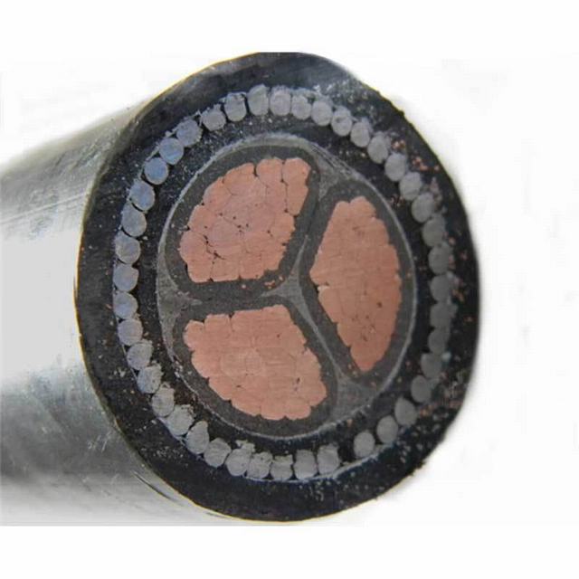  Среднего напряжения медных или алюминиевых проводников XLPE изолированный кабель питания