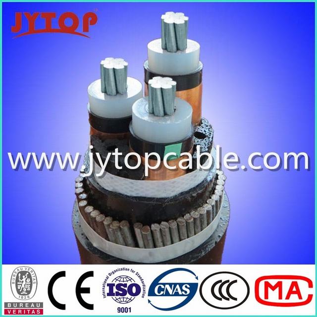 Middle Voltage Mv 15kv Aluminum Conductor XLPE Insulated Electric Cable