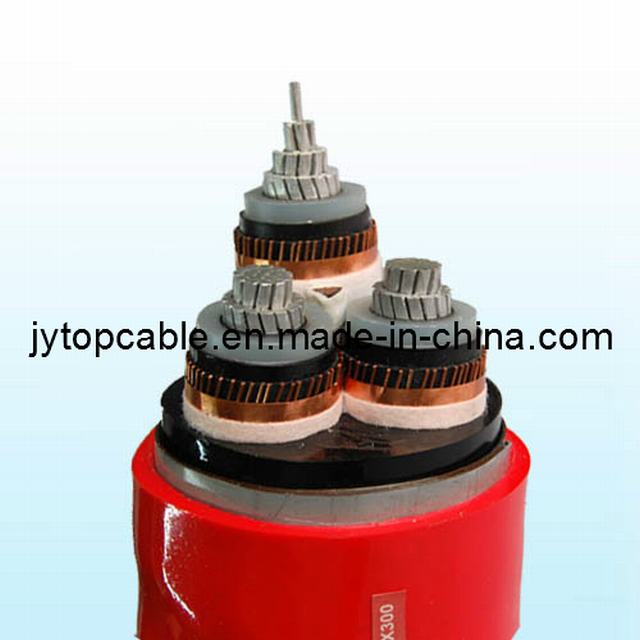 Mv 11kv Aluminum Conductor XLPE Insulation Copper Shield Power Cable