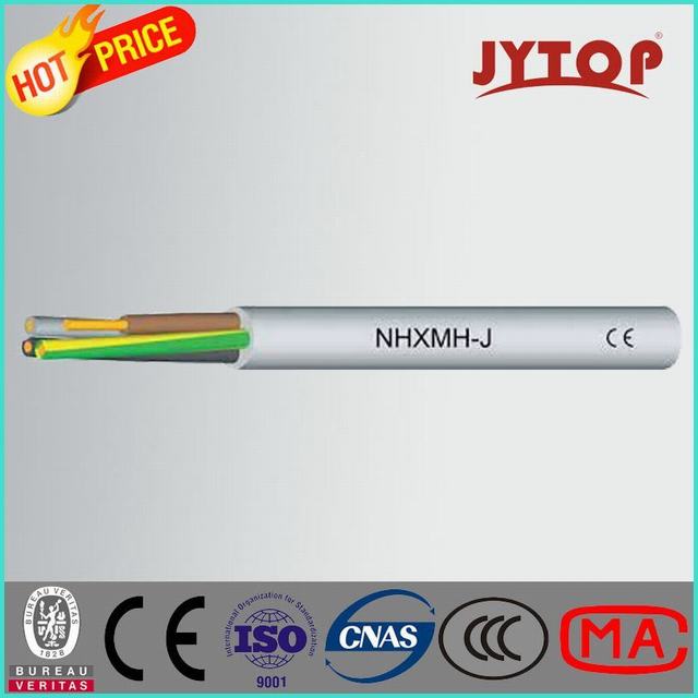  Nhxmh Cable de cobre libre de halógenos, retardante de llama, el cable conductor de cobre de multi-core con cable de aislamiento XLPE