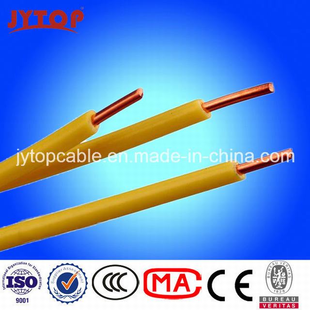  Fio de cobre do fio com isolamento de PVC o fio elétrico