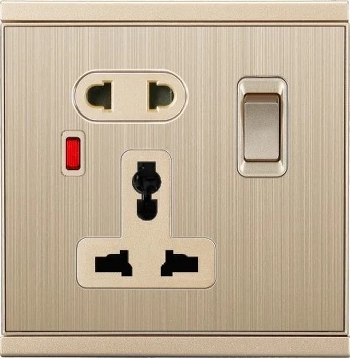 16A-250V Wall Socket and Switch