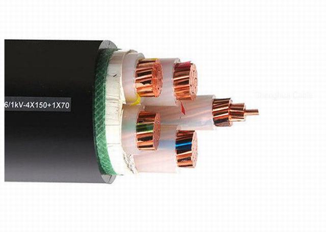  Cu/PVC-0.6/1kv XLPE/3X120+2x70mm2 Cable de alimentación de aislamiento XLPE