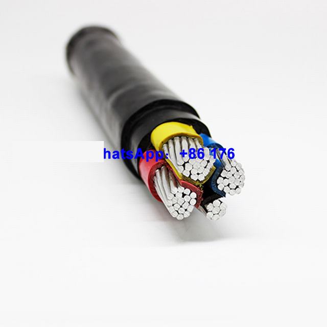  4 Core flexível 95mm do cabo flat da bainha de PVC como cabo de alimentação flexível