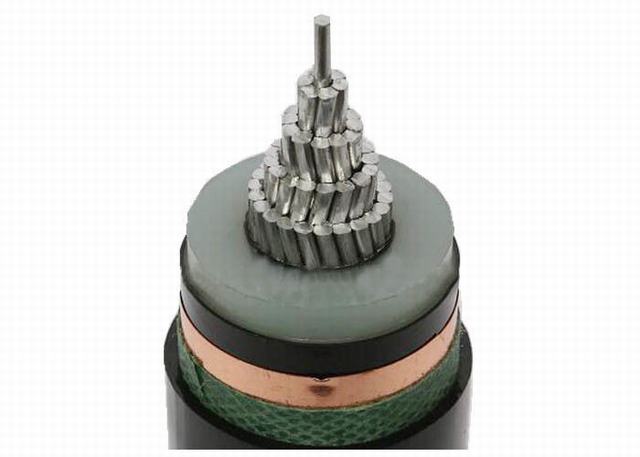 High Voltage Single Core XLPE Insulated Power Cable Aluminum Conductor Underground