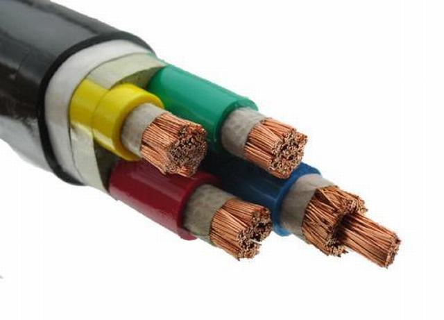 IEC 60502 - 1 Approval Low Smoke Zero Halogen Power Cable Four Cores XLPE Insulated