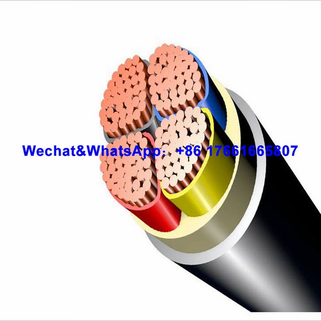  La armadura de PVC de baja tensión del cable de alimentación de 4 núcleos con CCC