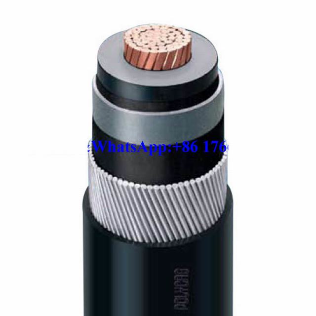  Tensão baixa XLPE ou cabo de alimentação de cobre com isolamento de PVC com cabo de 3 núcleos
