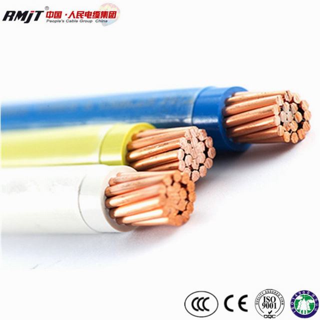 
                                 Conducteur en cuivre 12AWG isolant en PVC gaine de câble en nylon Thhn                            