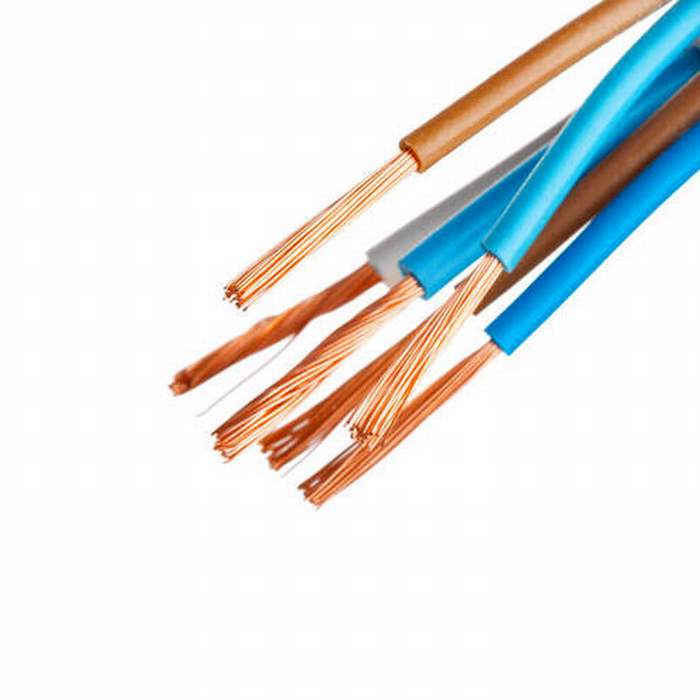 
                                 2,5Mm condutores de cobre com isolamento de PVC flexível Bvr o cabo elétrico do conector , fio                            