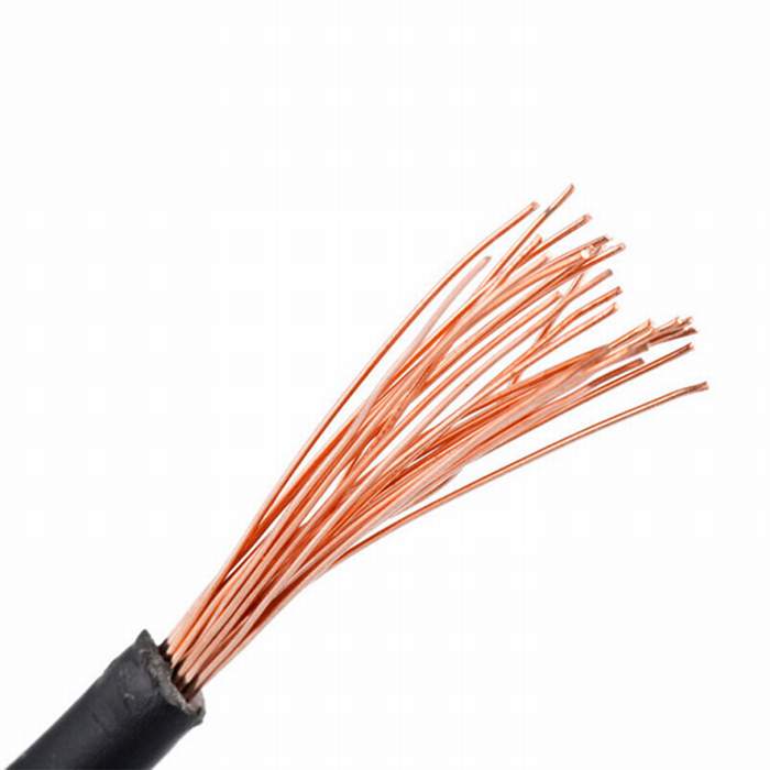 
                                 300/500V 450/750V de núcleo único cable de cobre aislados con PVC, el cable eléctrico H07V-U.                            
