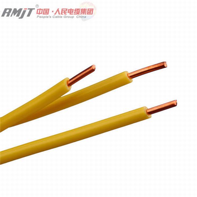 300/500V 450/750V isolés de PVC simple coeur de câble de cuivre sur le fil H07V-U