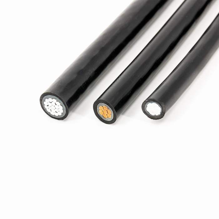 
                                 35mm UL854 cuivre aluminium Wrie électrique standard 2*6AWG 8.7/15kv Câble d'alimentation en PVC                            