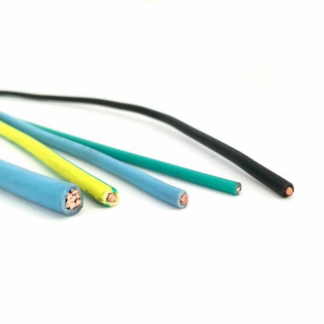 
                                 4mm2 6mm2 10mm2 16mm2 de 25mm2 sólido o encallado H07V-K de cables eléctricos de Conductor de cobre flexible Cable de aislamiento de PVC de la construcción de cables eléctricos                            