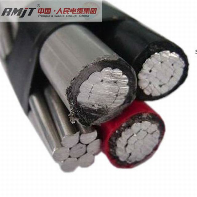  La sobrecarga de aluminio conductor ABC Cable XLPE Cable con Natural AAAC