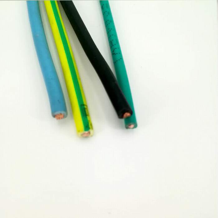 
                                 Tipo de BV aislados en PVC de 1,5 mm de cable eléctrico                            