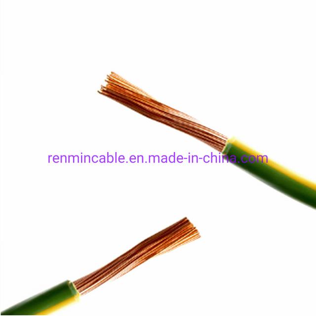 
                                 Migliore collegare flessibile Bvr isolato PVC di rame del cavo elettrico del conduttore di qualità 4mm                            