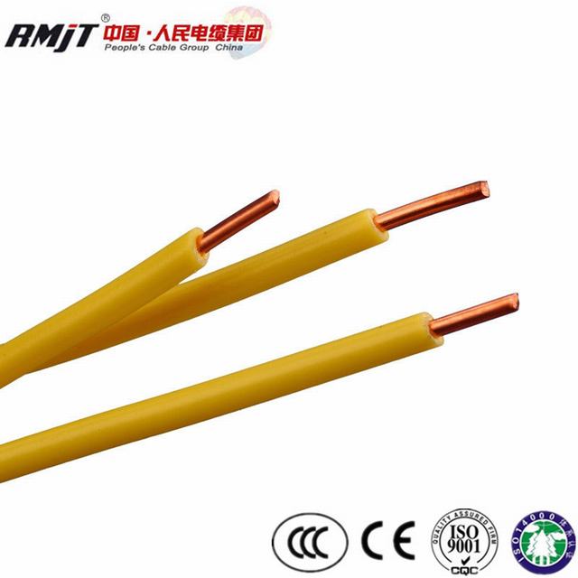  Conductor de cobre aislados con PVC, la construcción de cables eléctricos