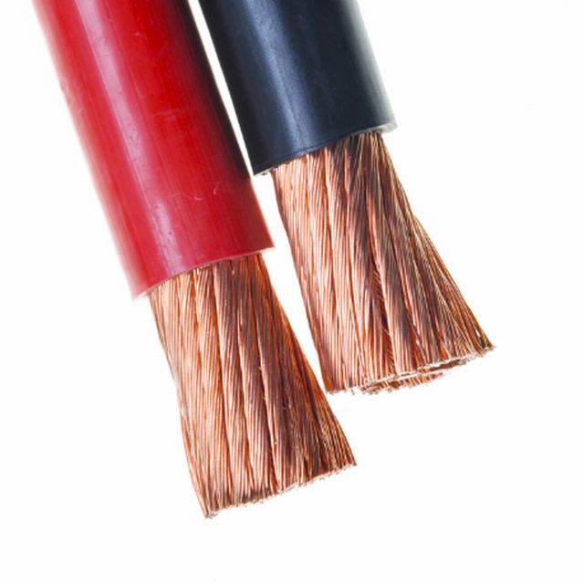 
                                 Al hilo de cobre flexible de goma del cable de soldadura                            