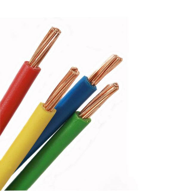 
                                 Ecc Ho7V-U, H05V-K, H07V-K, H07Z U 450/750V cable aislado con PVC la construcción de cable de alambre                            