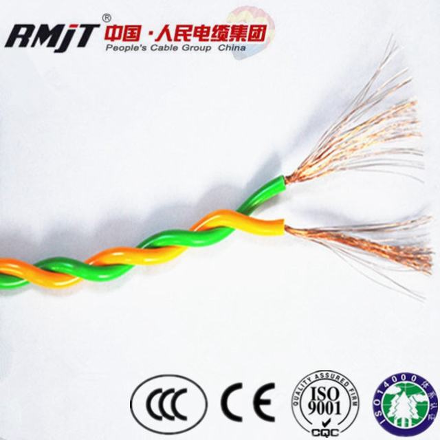 
                                 Fornitore elettrico del collegare di Rvs del collegare di Rvs Cabel del PVC del collegare Twisted gemellare flessibile elettrico dell'isolamento                            