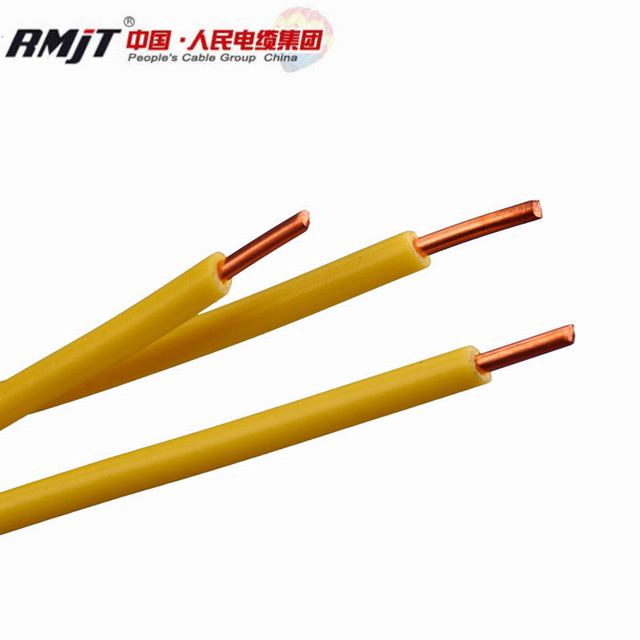 
                                 Электрический провод кабеля 2,5 мм 4 мм 10мм 16мм с одним ядром ПВХ изоляцией провода медного кабеля                            