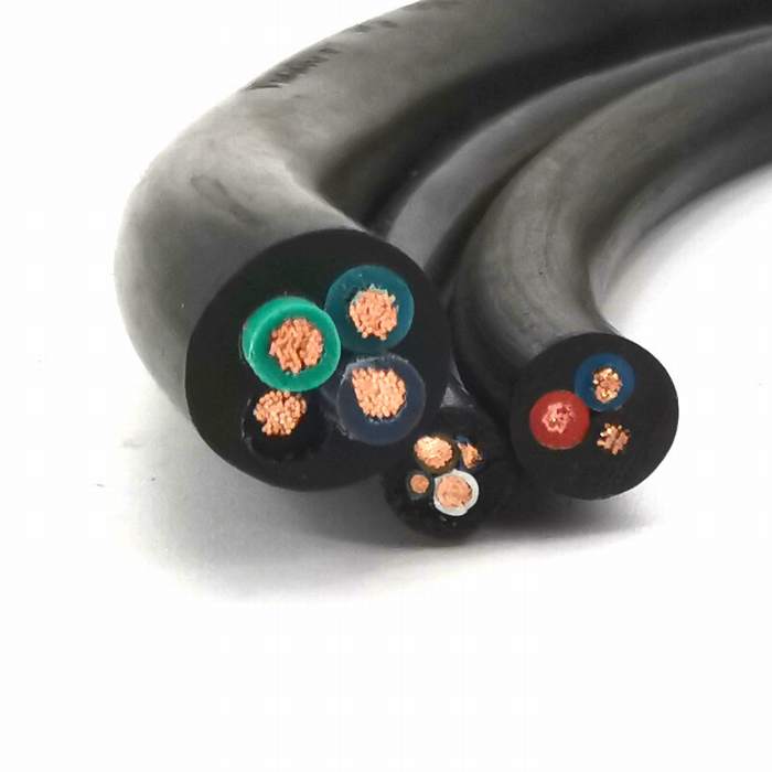 Flexible Copper Conductor Welding Cable 100mm2 Epr Insulated Neoprene Sheath Rubber Cable
