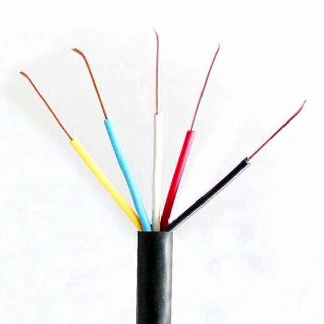 
                                 H05VV-F медь ПВХ изоляцией и пламенно электрический провод кабеля                            