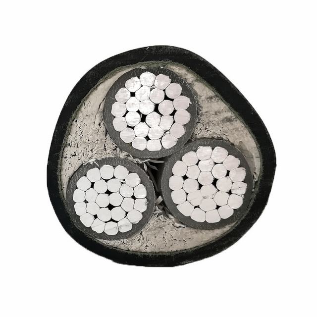 Industrial Power Station Paper PVC XLPE Insulated 3 Phase 4 Wire Steel Wire Aluminum Tape Armoured Underground Electric Power Cable