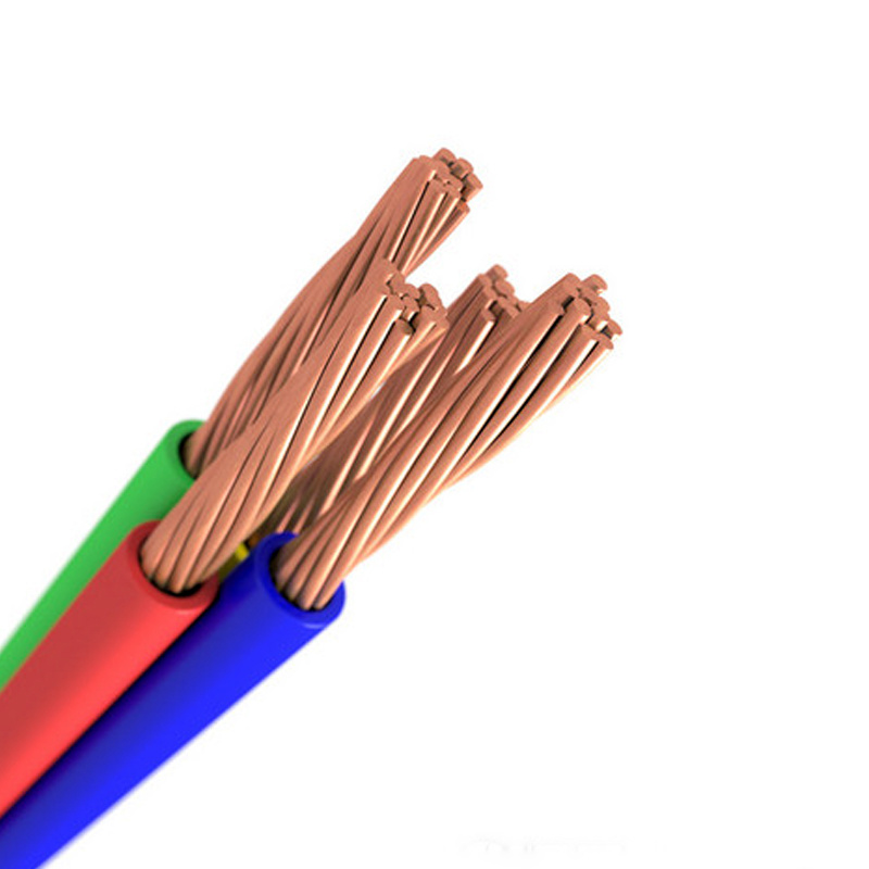 
                                 Aislamiento de PVC Revestimiento de PVC de 3x1,5 mm cable de cobre eléctrico Cable Flexible                            