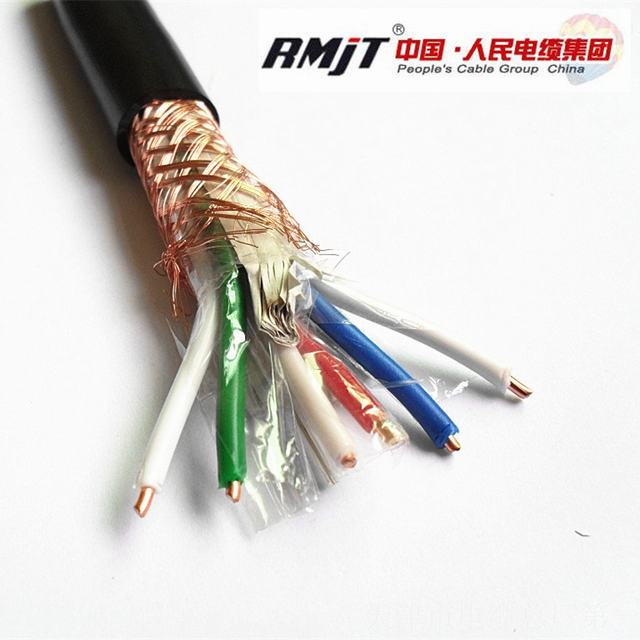 PVC Sheathed Insulation Flexible Control Cables Braiding Screened Cable