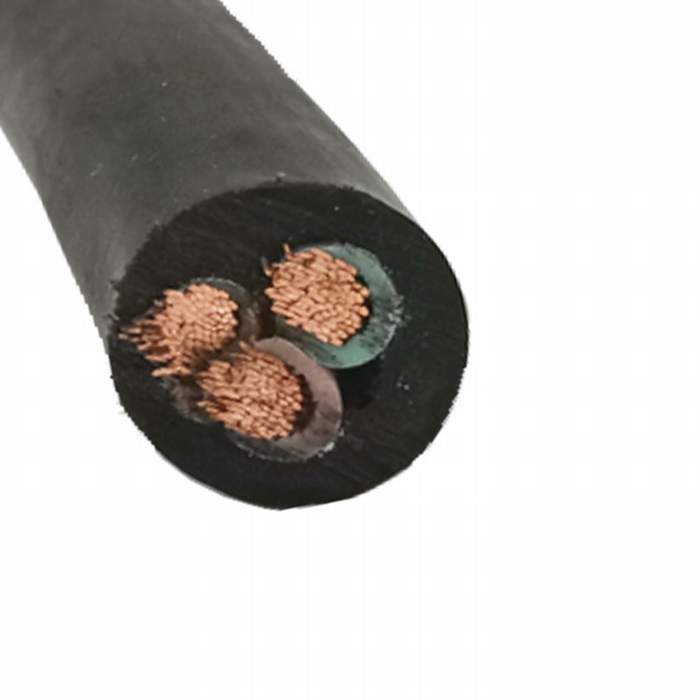 
                                 De rubber Beklede Kabel van het Lassen van het Lage Voltage 300/500V Flexibele                            