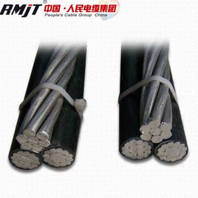 XLPE Insulation ABC Cable with AAC, ACSR, AAAC Messenger