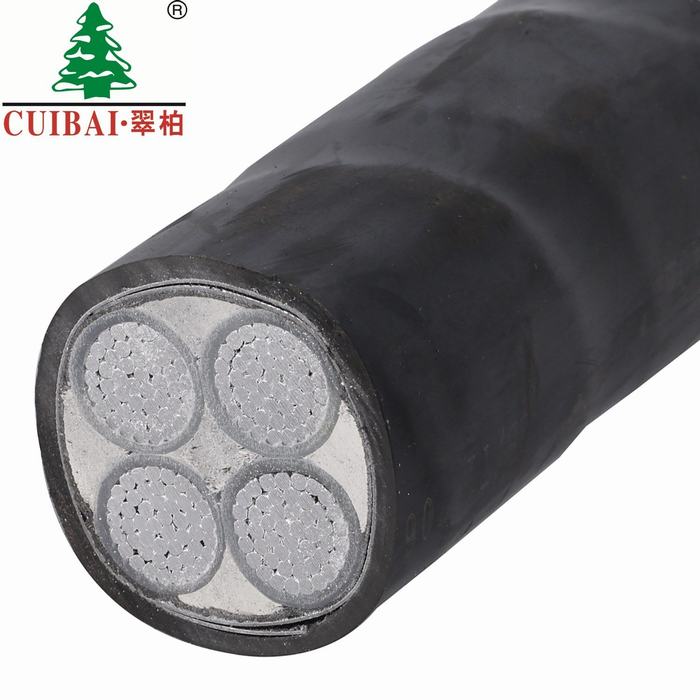 
                                 Condutores de alumínio de 10 kv XLPE blindados bainha PVC elétrico de isolamento do cabo de alimentação                            