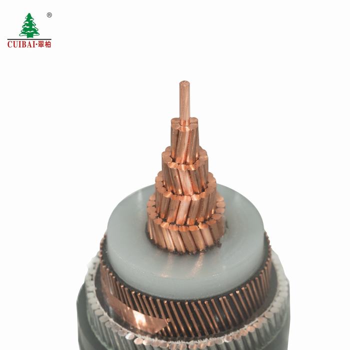 
                                 12/20 Kv cobre/alumínio termorresistente XLPE Tela fita de cobre com isolamento do cabo da bainha de PVC                            