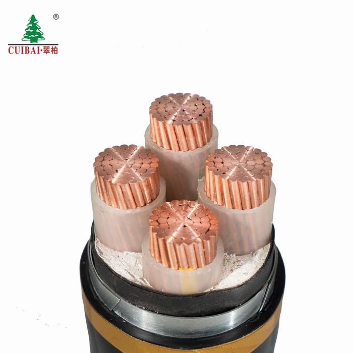 26/35kv Three Cores DC AC Yc High Voltage Hv Waterproof XLPE Insulated PVC Sheathed Black Copper/Cu Screen Transmission and Distribution Cable