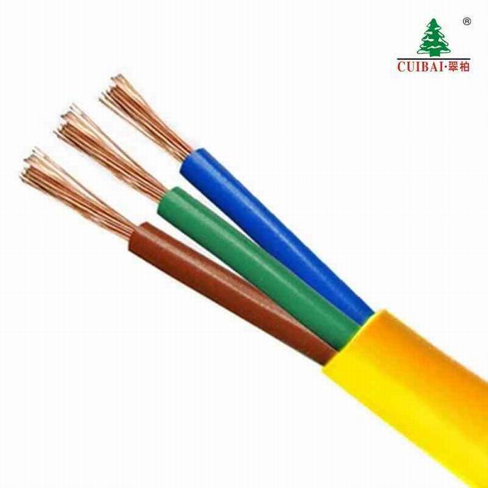
                                 3 Core 0.75/1.0/1.5/2.5mm fil souple Rvv 3x4mm2 Câble PVC                            