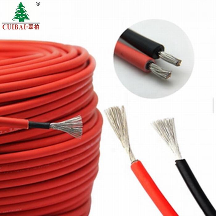 4mm2 12AWG Flexible Tinned Copper Xlpo Sheath Anti Ultraviolet Radiation PV Solar Cable