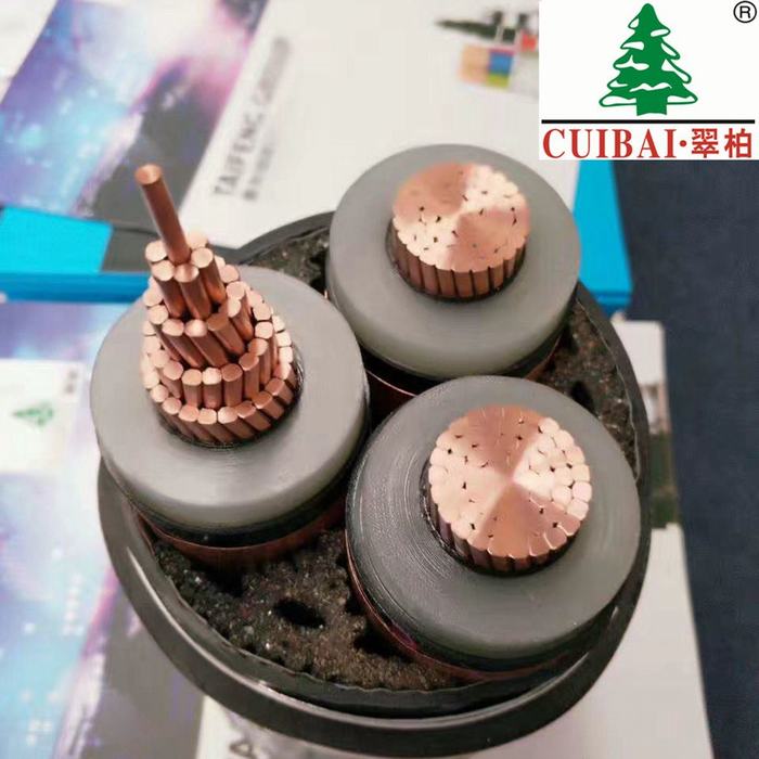 8.7/15kv 26/35kv Medium Voltage XLPE Insulated PVC Sheathed Sta Copper Power Cable